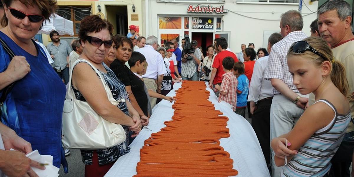 Slováci si v Békešskej Čabe spravili vlastný klobásový festival