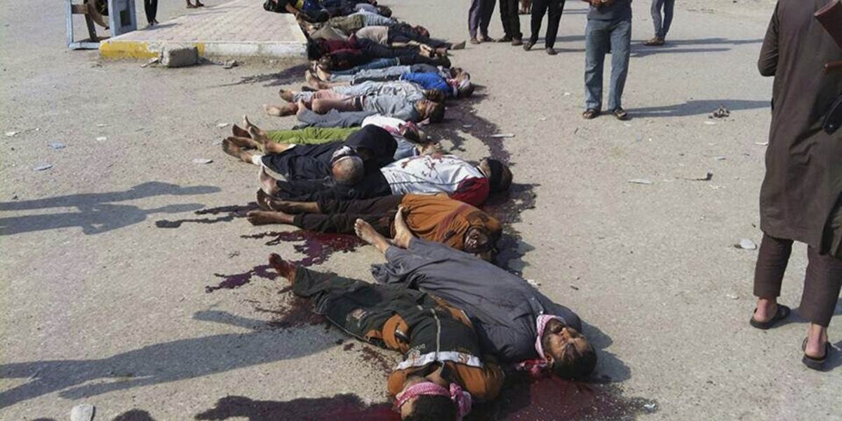Militanti Islamského štátu zabili stovky irackých väzňov
