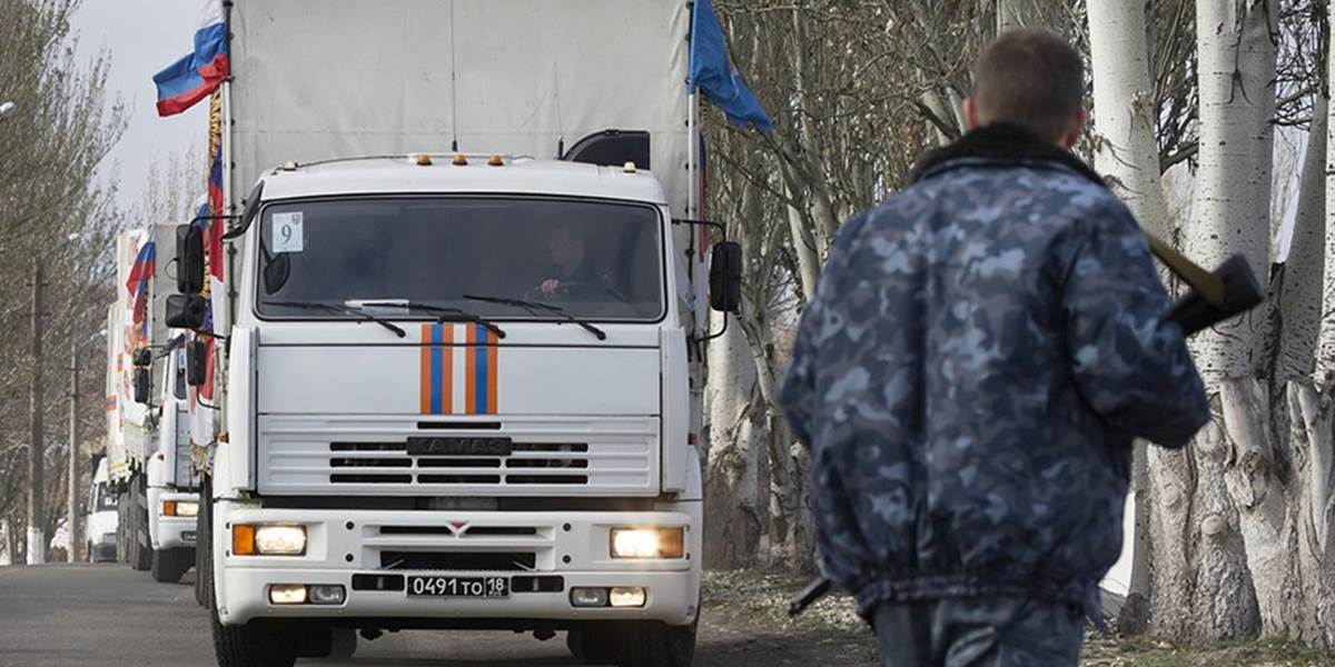 Ruský humanitárny konvoj dorazil do Doneckej oblasti