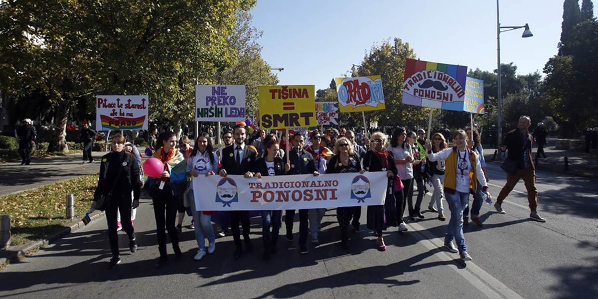 Gay pride v Podgorici prebehol tento rok bez incidentov