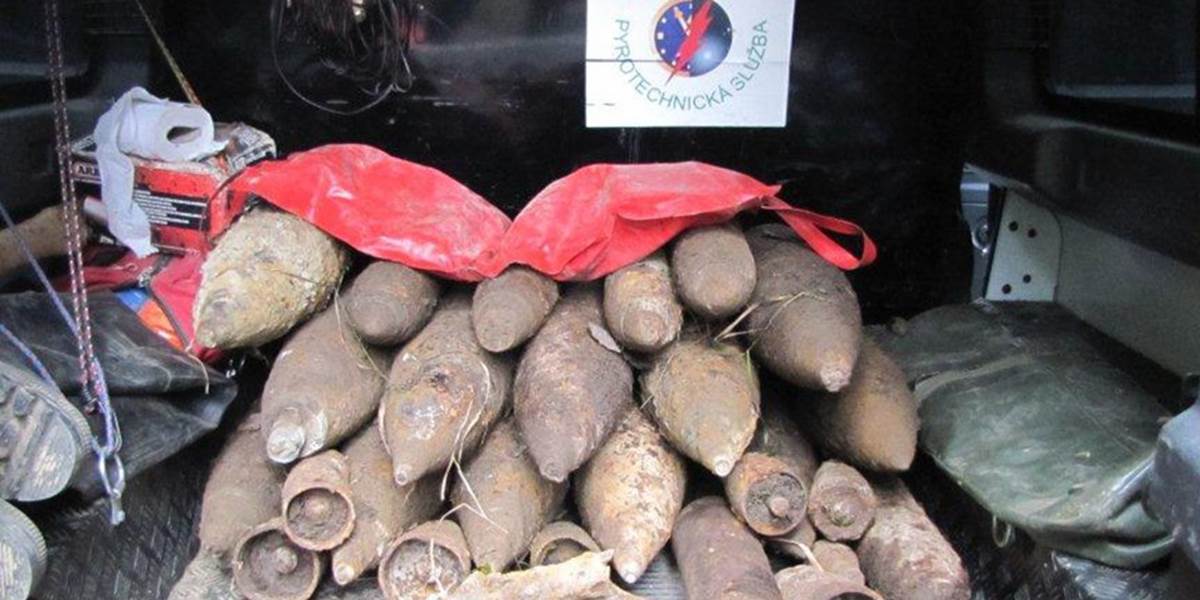 Pyrotechnik dohľadal v lese rekordne veľké množstvo starej munície