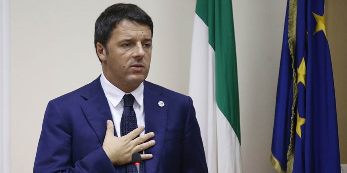 Renzi: Talianske banky pracujú na vyriešení problémov, ktoré odhalili testy ECB