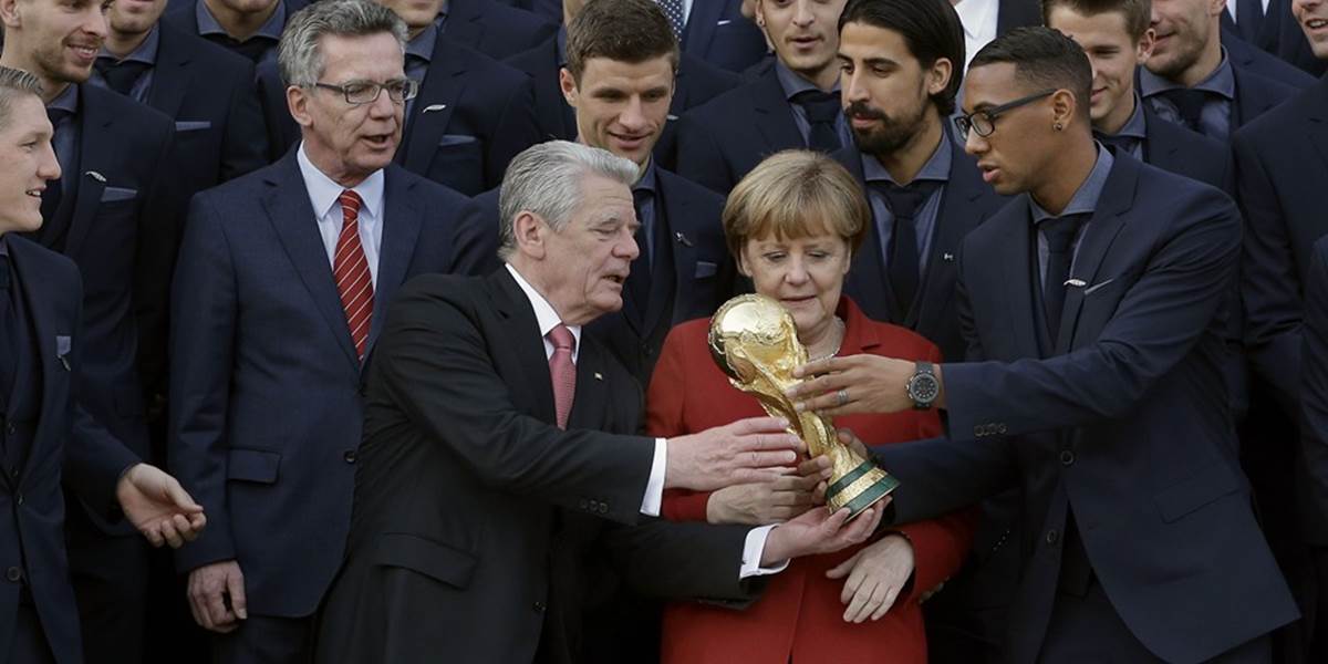 Prezident Nemecka vyznamenal futbalových majstrov sveta