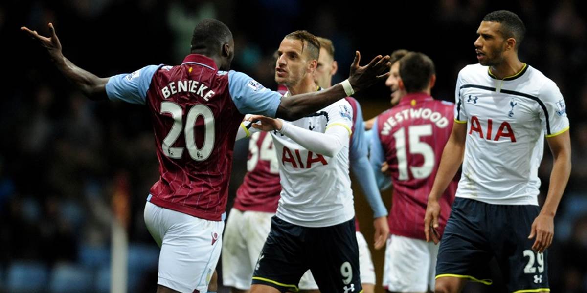 Aston Villa a Tottenham pykajú za nešportové správanie hráčov