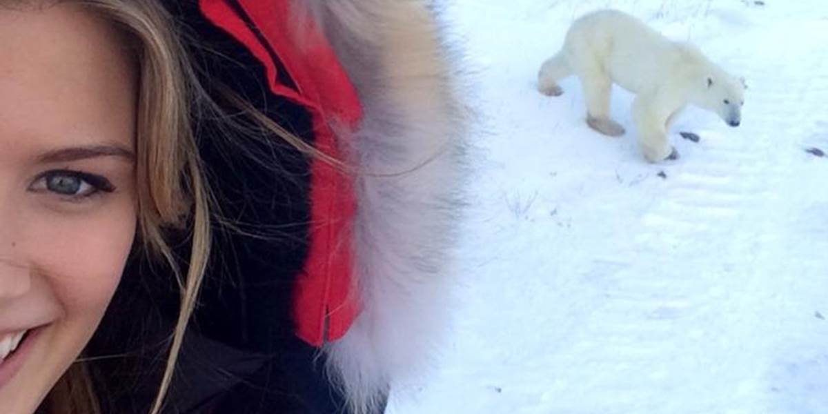Bouchardová po pápežovi už má selfie aj s ľadovým medveďom
