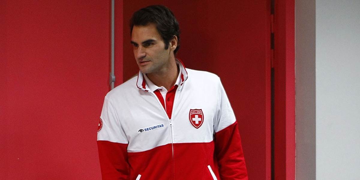 Davis Cup: Federer netrénoval ani v stredu predpoludním