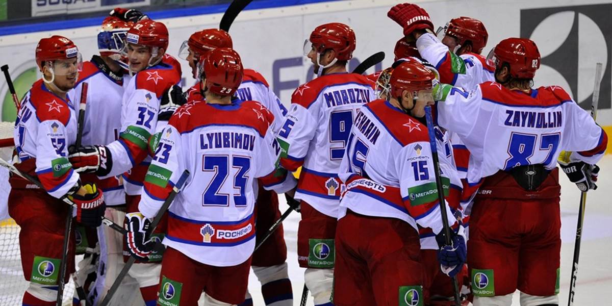 KHL: CSKA Moskva po víťazstve v Čerepovci do čela tabuľky