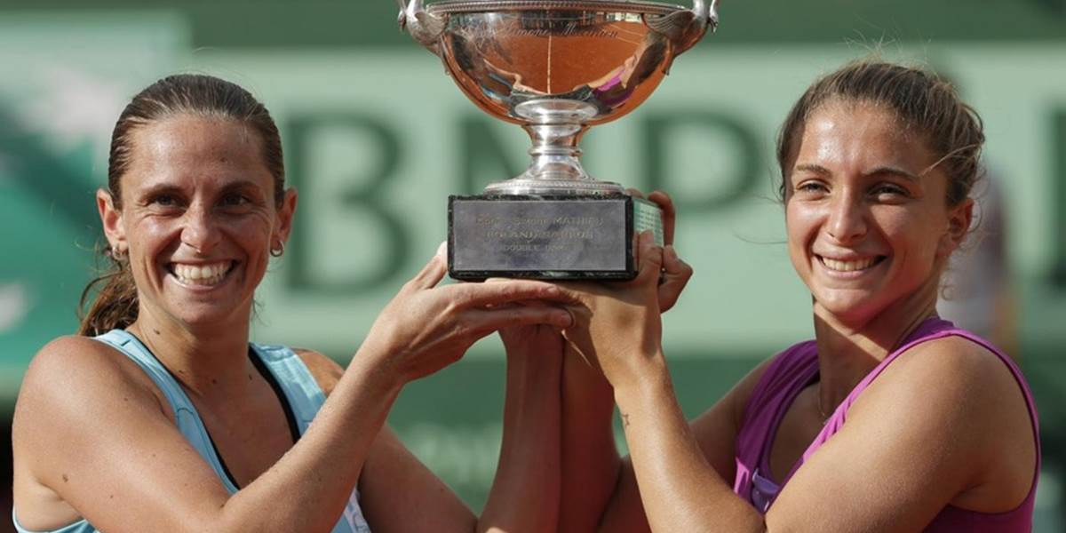 Erraniová s Vinciovou tretí raz v rade Párom roka podľa WTA