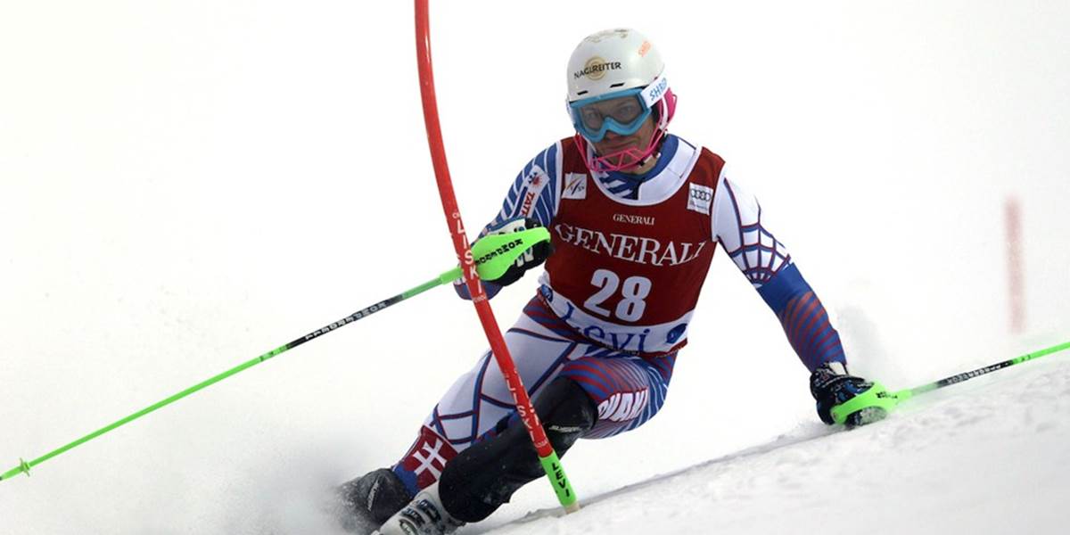 Adam Žampa na 12. mieste po I. kole slalomu v Levi