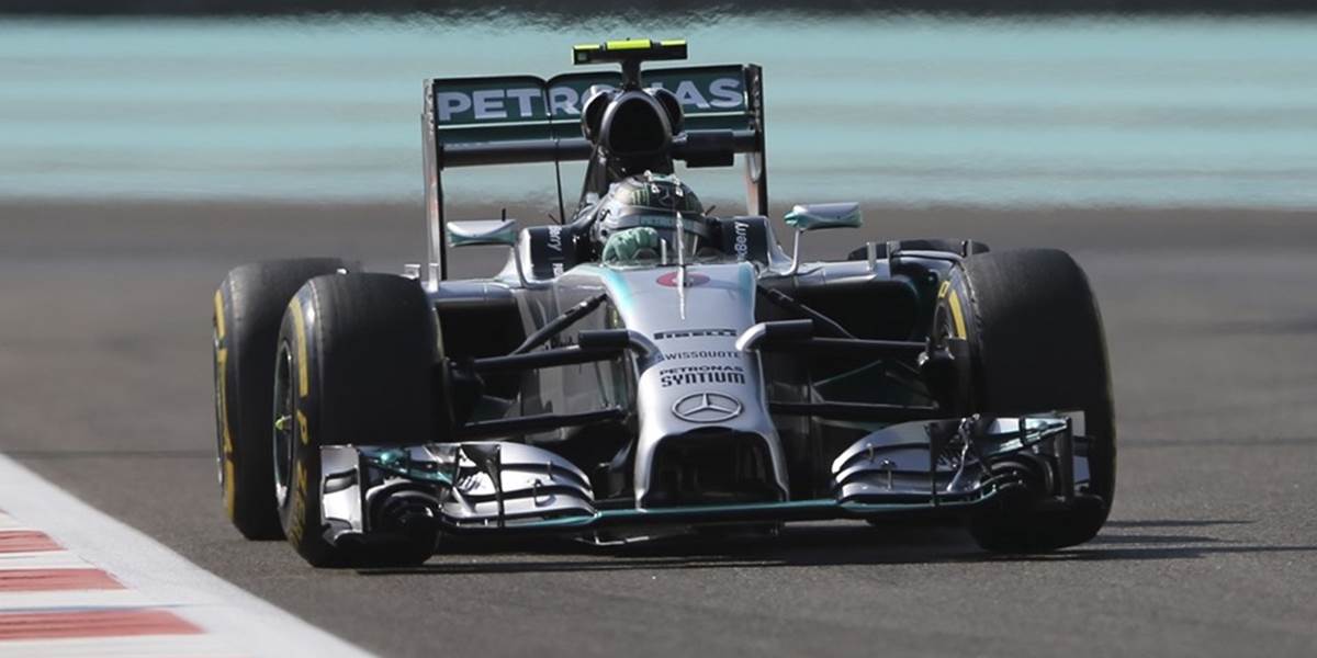 F1: Tretí tréning pred VC Abú Zabí pre Rosberga