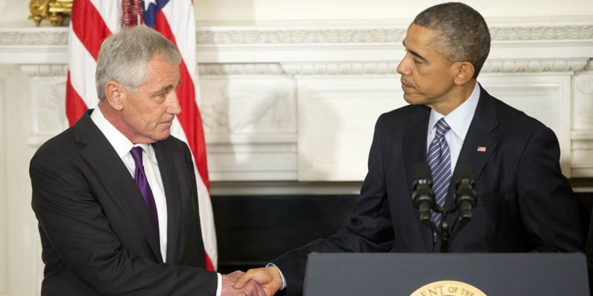 Barack Obama prijal odstúpenie ministra obrany Chucka Hagela