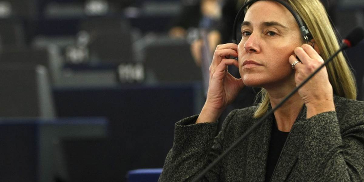 Mogheriniová: EÚ by mohla byť prvým politickým hráčom na Blízkom východe