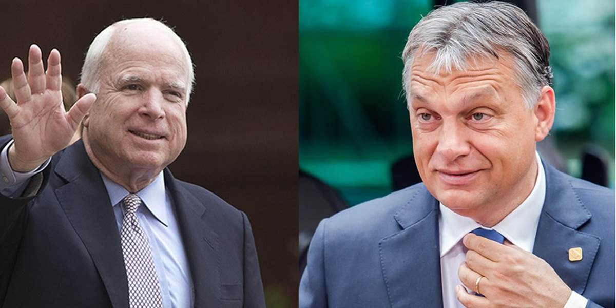 McCain nazval Orbána neofašistom: Maďari predvolali chargé d'affaires USA