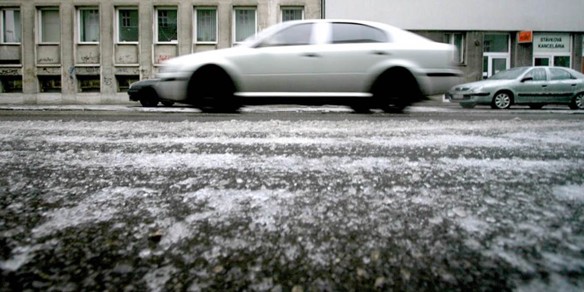 Slovenská správa ciest varuje pred poľadovicou na mokrých cestách