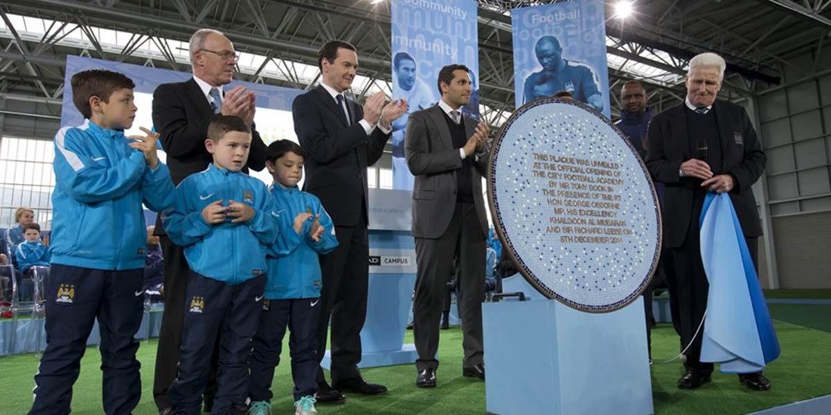 Manchester City otvoril 200-miliónový tréningový komplex