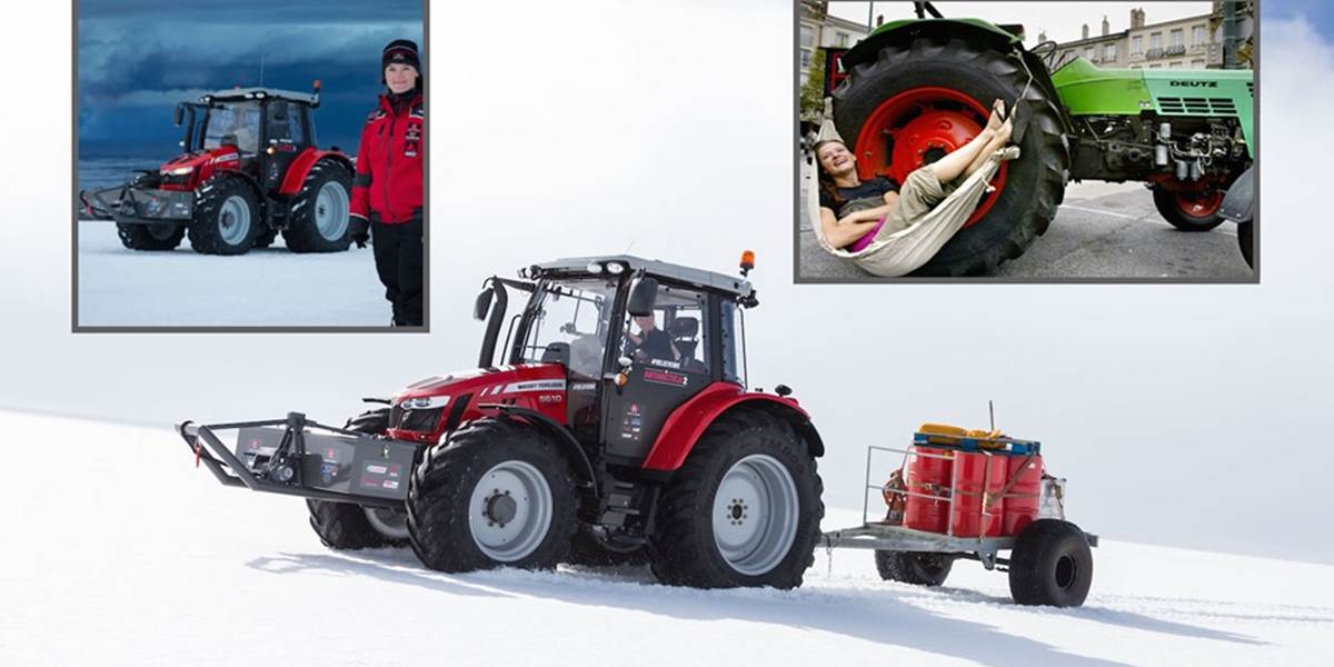 VIDEO Holanďanka si splnila sen: S traktorom dorazila na južný pól!
