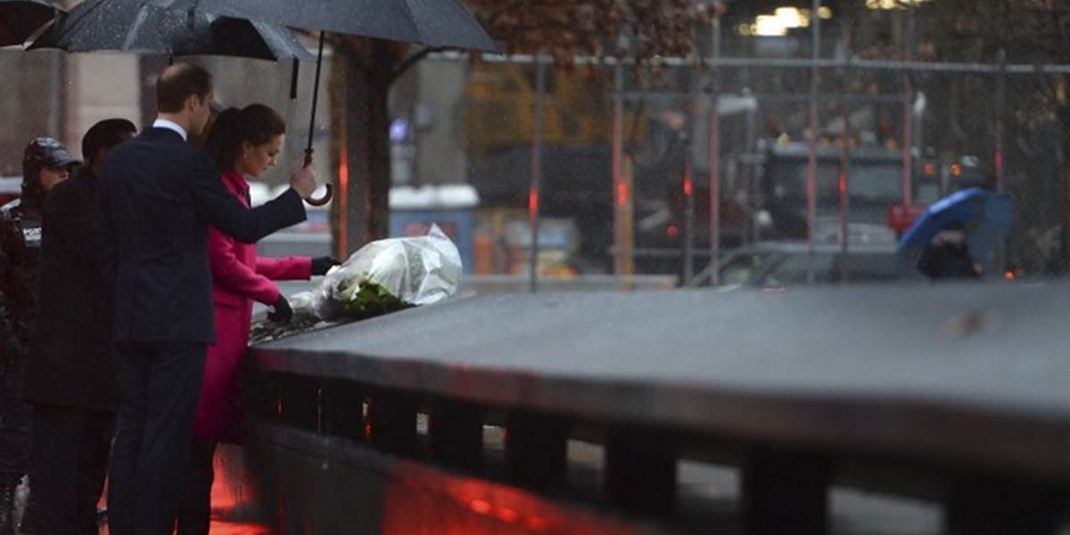Princ William s manželkou Kate navštívili pamätník obetiam z 11. septembra