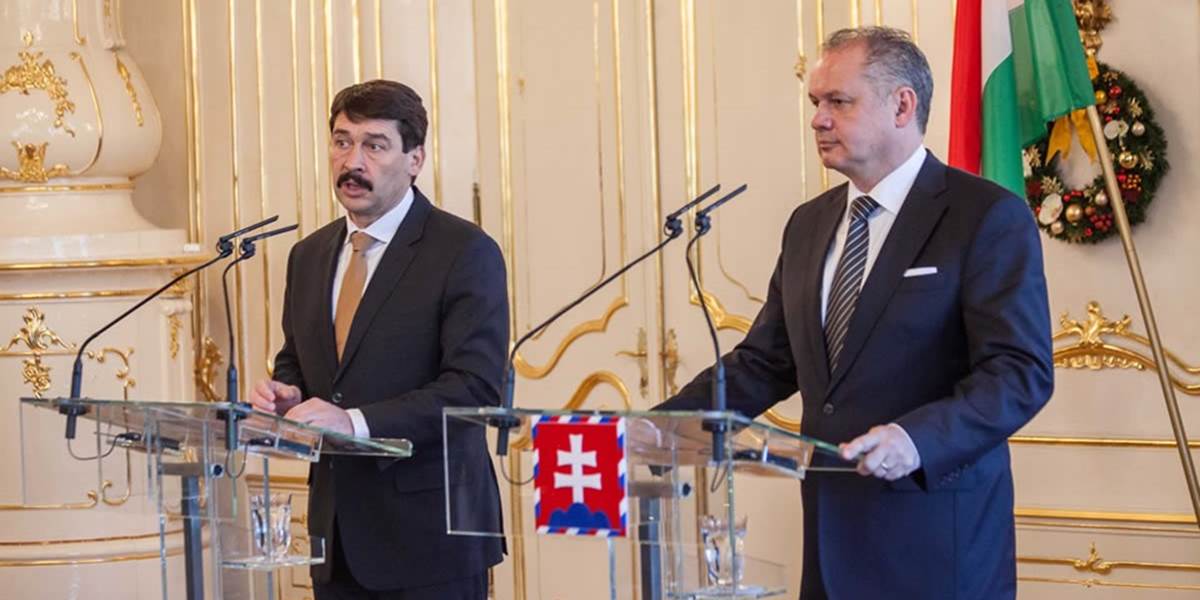 Áder: Vzťahy medzi Slovenskom a Maďarskom by mohli byť príkladom pre iné krajiny