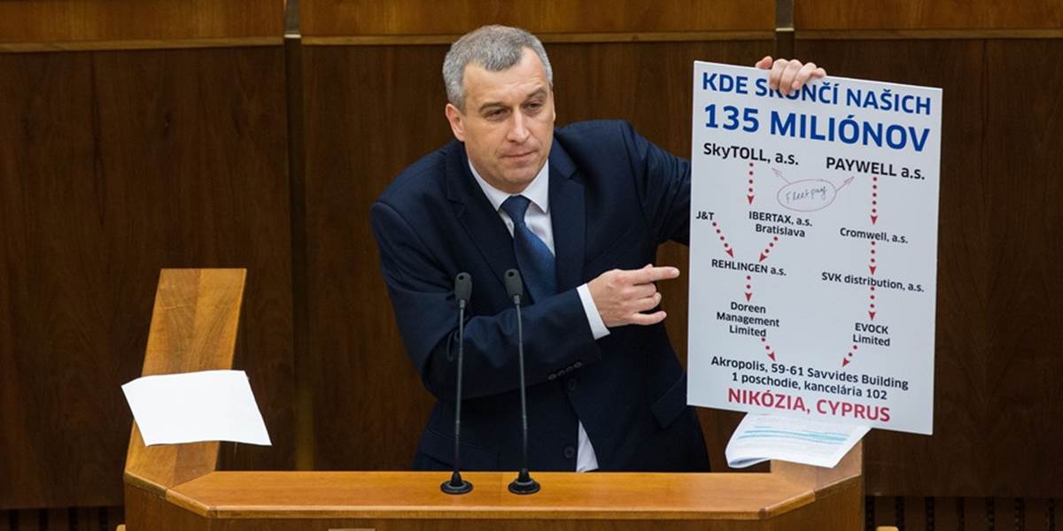 Zajac: Ide nám o to, aby 135 miliónov eur neskončilo v schránkovej firme