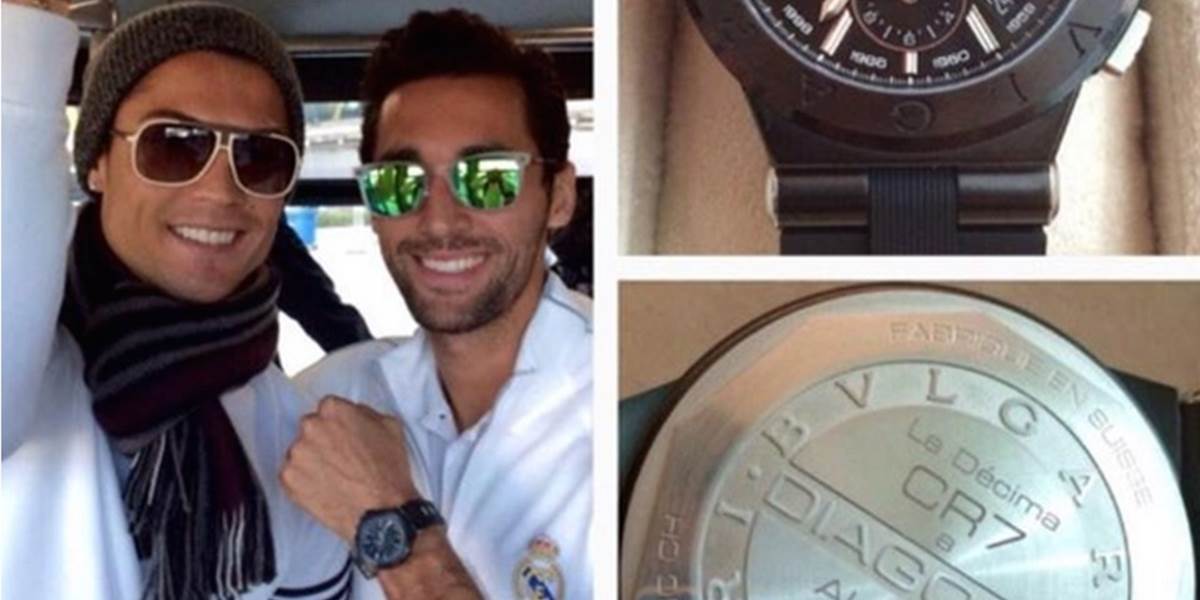 Cristiano Ronaldo daroval spoluhráčom hodinky za 8200 eur