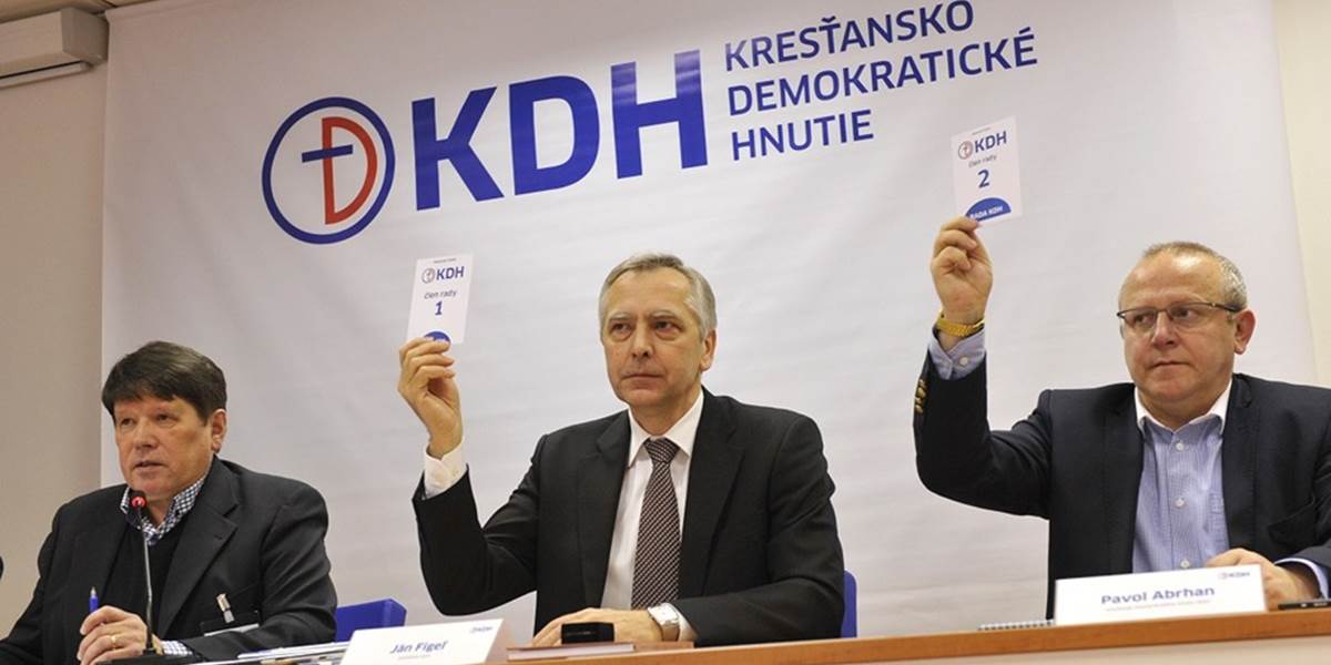 KDH vyzýva na účasť na referende, chce, aby ľudia hlasovali kladne
