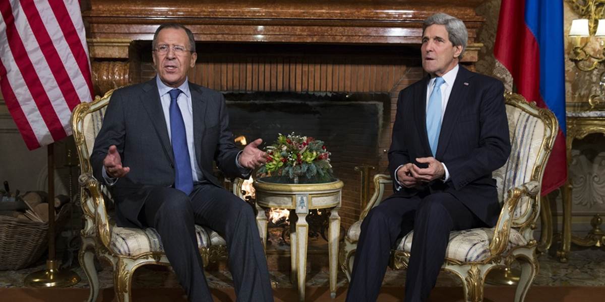 Lavrov a Kerry rokovali v Ríme o Ukrajine a Blízkom východe
