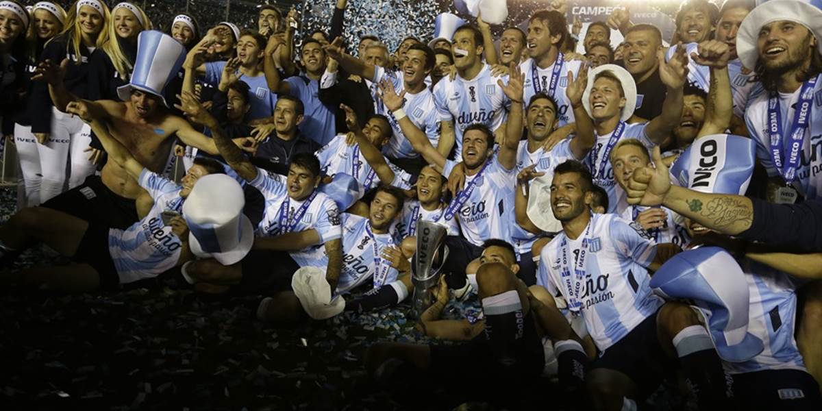 Argentínsky Racing Club s majstrovským titulom po 13 rokoch