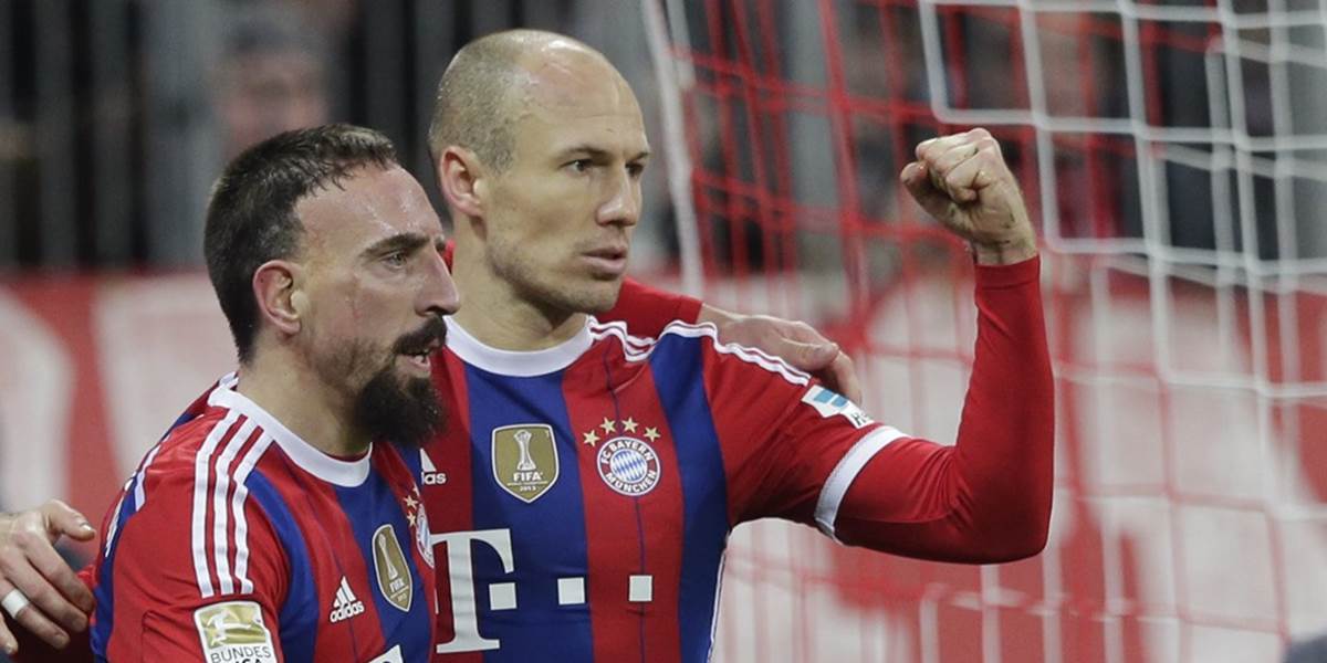 Robben jubiloval, dal stý gól za Bayern