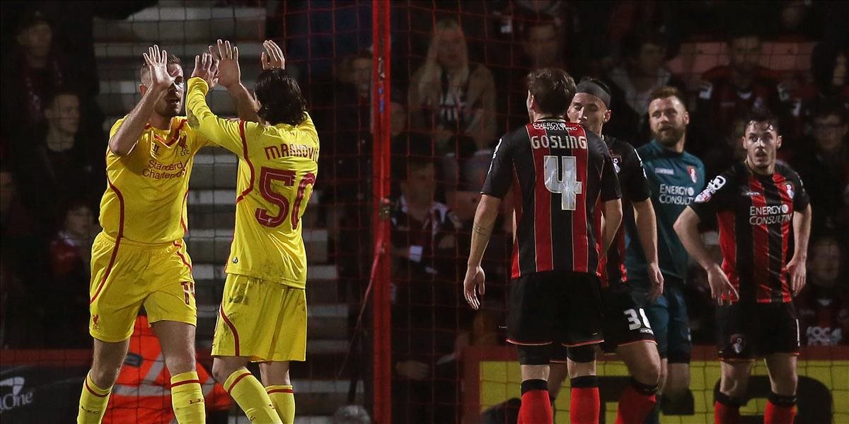 Liverpool po mizernom týždni do semifinále Ligového pohára