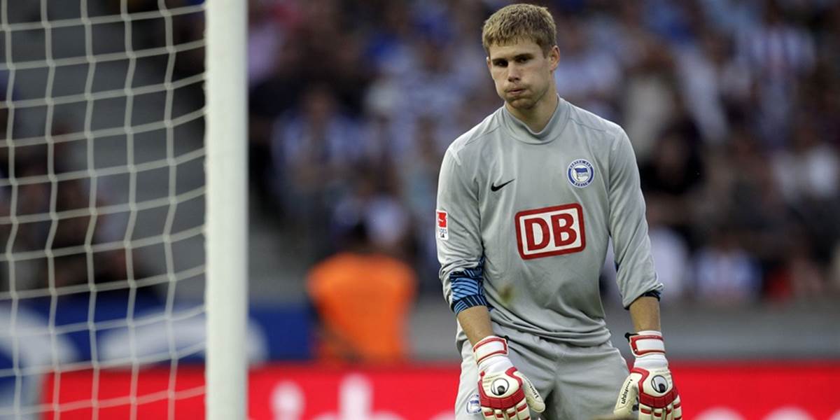 Hertha predĺžila zmluvu s brankárskou jednotkou Kraftom