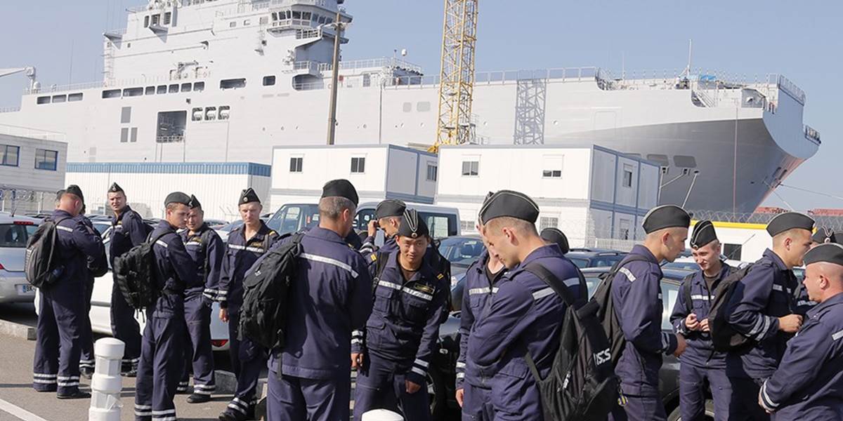 Ruskí námorníci opustili bez Mistralu francúzsky prístav