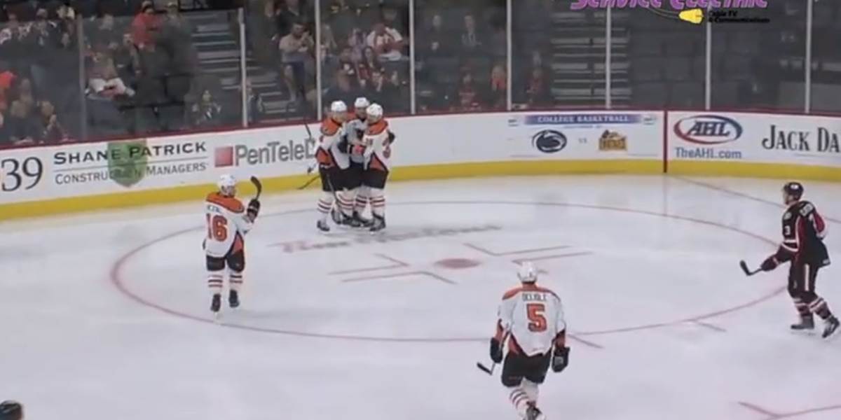 AHL: Hráči Phantoms dali tri góly za 21 sekúnd prvej minúty