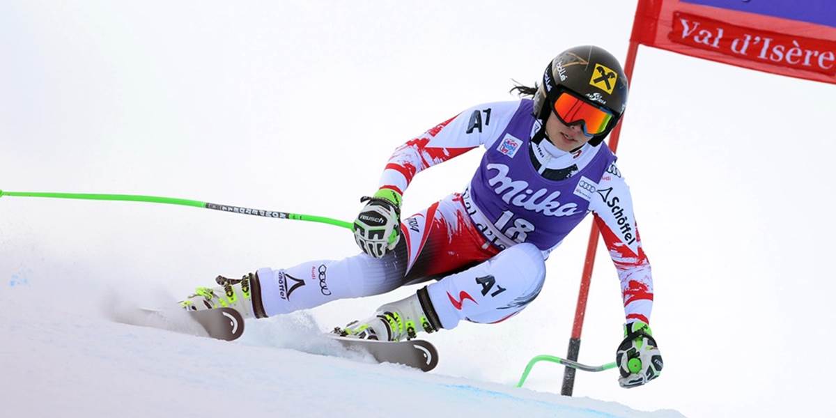 Vonnová vyhrala zjazd vo Val d'Isere a atakuje rekord Moserovej