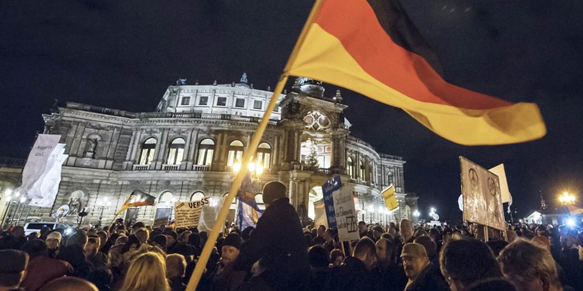 V Drážďanoch demonštrovalo vyše 17-tisíc ľudí proti islamizácii Západu