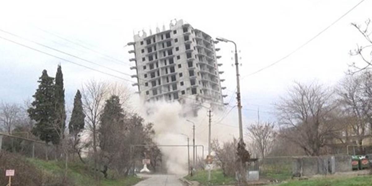 Šikmú vežu v Sevastopole nakoniec zbúrali