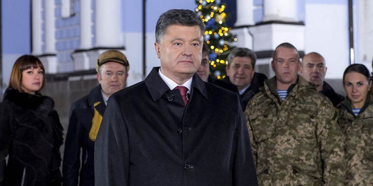 Ukrajinský prezident Porošenko: Rok 2015 bude rokom nášho víťazstva
