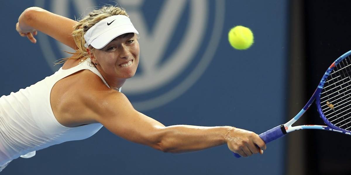 WTA Brisbane: Šarapovová postúpila suverénne do semifinále turnaja