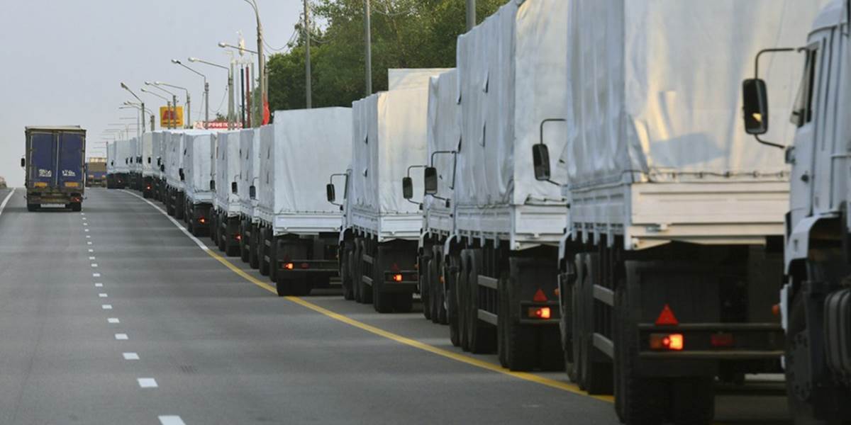 Na Ukrajinu prišiel už 11. humanitárny konvoj z Ruska