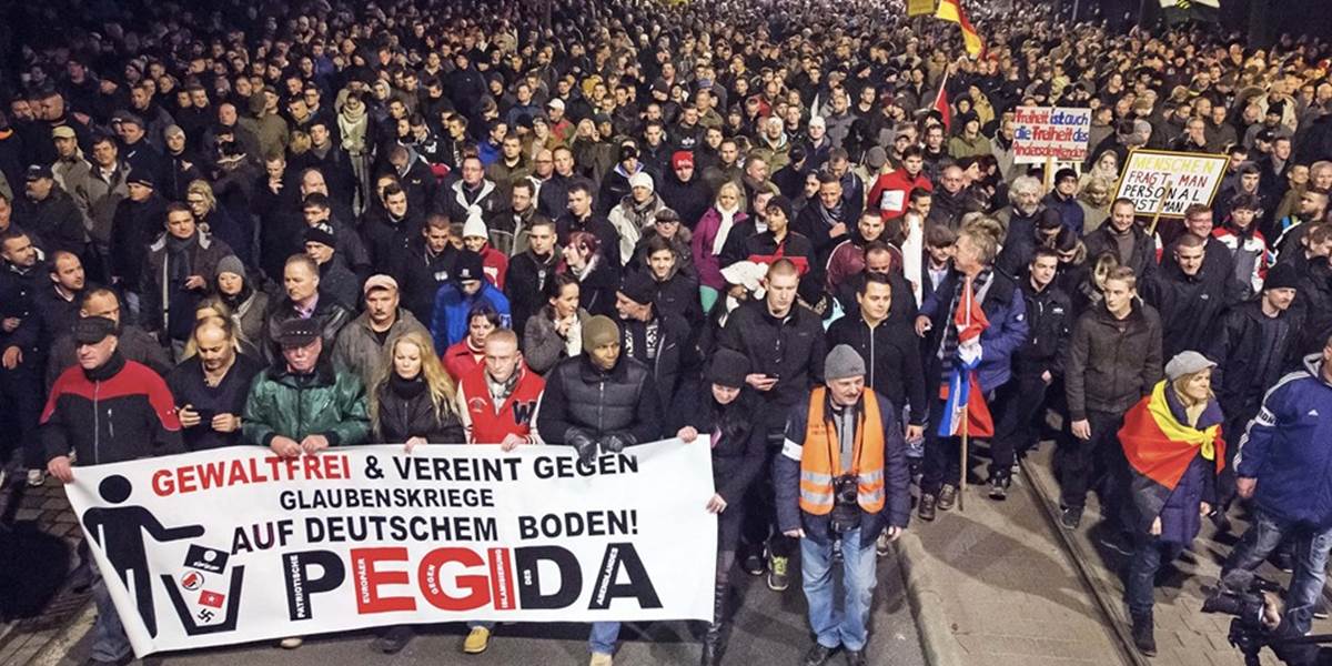 Na demonštrácii proti rasizmu prišli v Drážďanoch desiatky tisíc ľudí