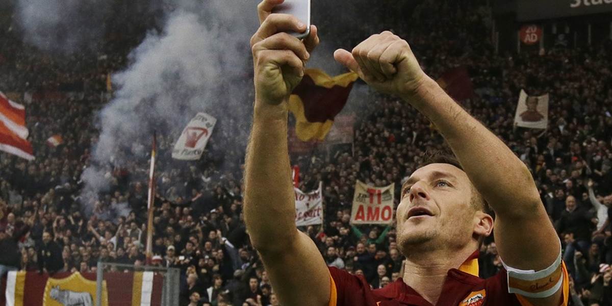 Totti si fotkou zvečnil vyrovnanie rekordu