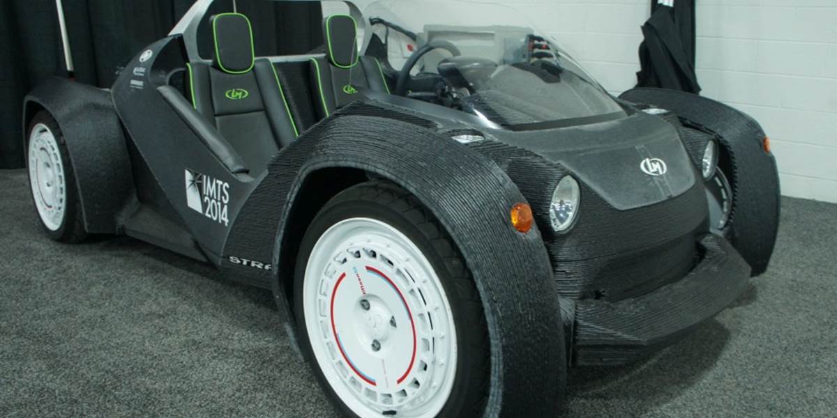 Local Motors priviezli na autosalón v Detroite auto z 3D tlačiarne
