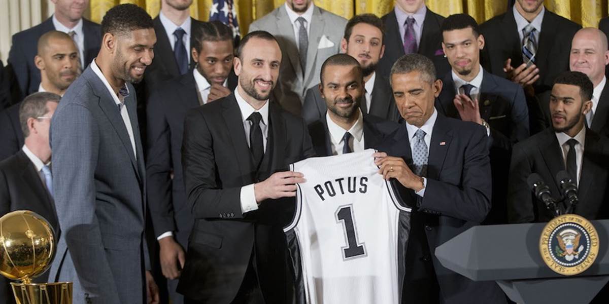 NBA: Obama v Bielom dome prijal kolektív San Antonia