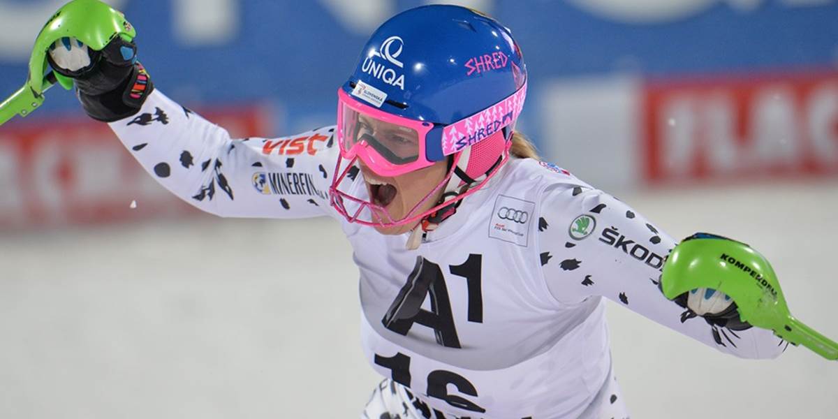 Velez-Zuzulová v slalome vo Flachau piata, bodovala aj Vlhová