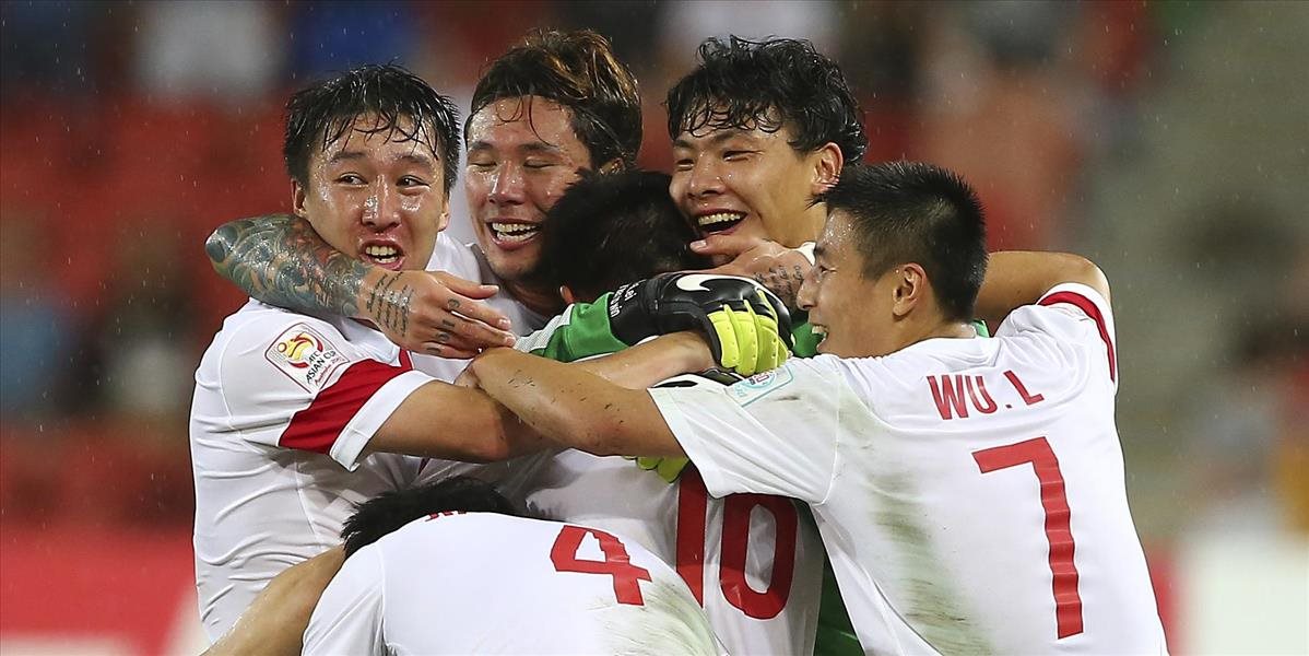 Čína ako víťaz B-skupiny do štvrťfinále Ázijského pohára