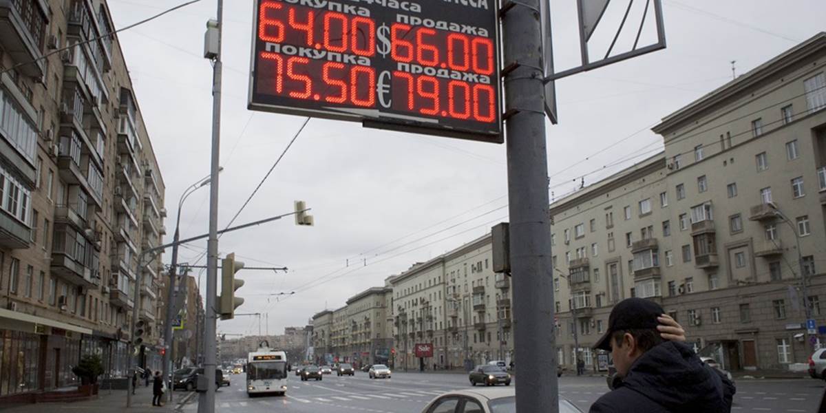 Ruska centrálna banka intervenovala na podporu rubľa