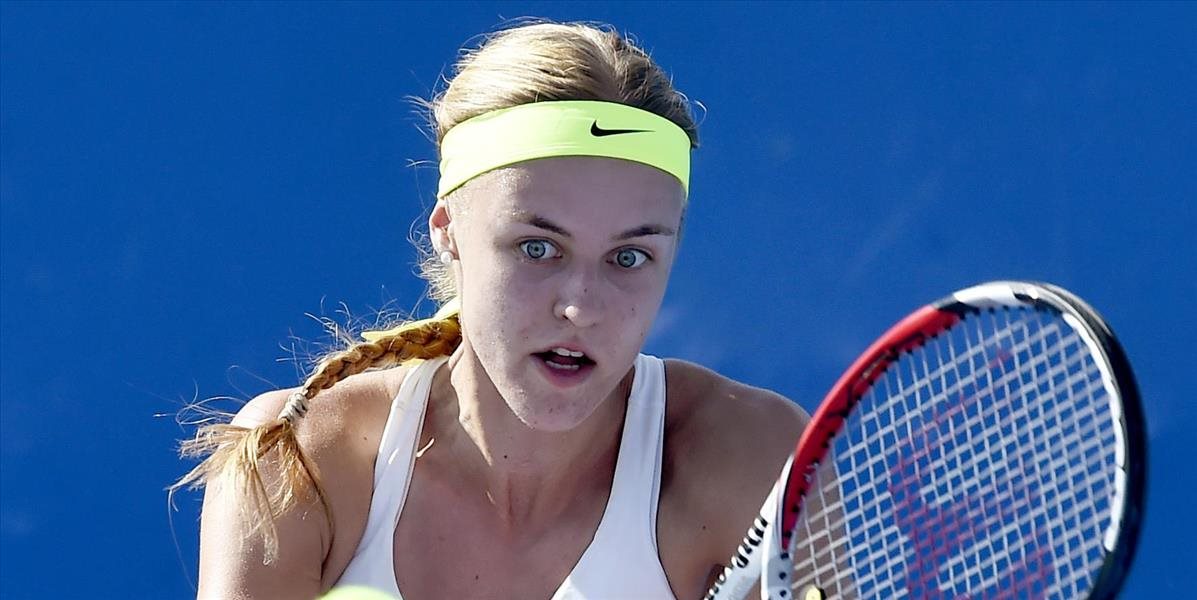 Australian Open: Karolína Schmiedlová tesne neuspela v 2. kole dvojhry