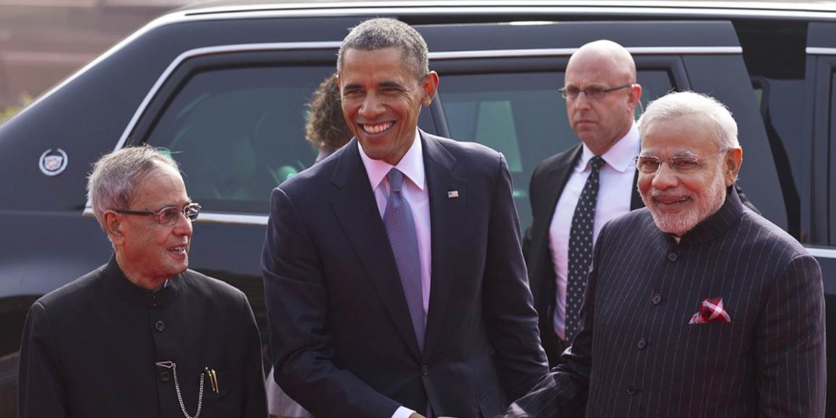 Barack Obama pricestoval na návštevu Indie
