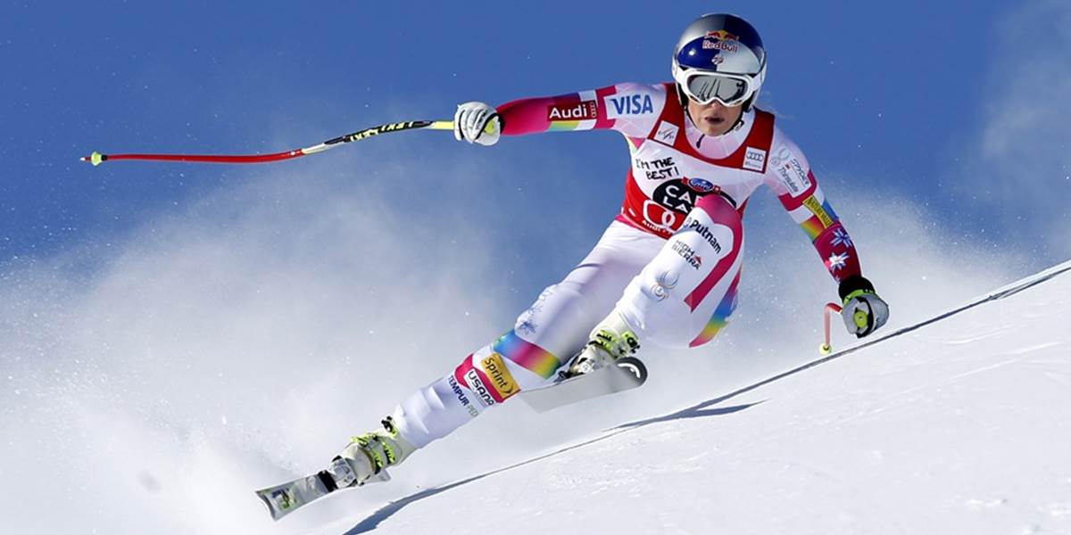 Lyžovanie-SP: Vonnová aj s rukami na snehu vyhrala super-G v St. Moritzi