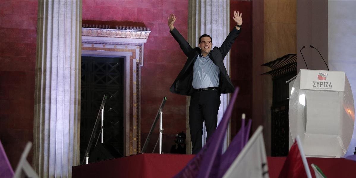 V Grécku vyhrala ľavicová strana Syriza, Euro kleslo na historické minimum