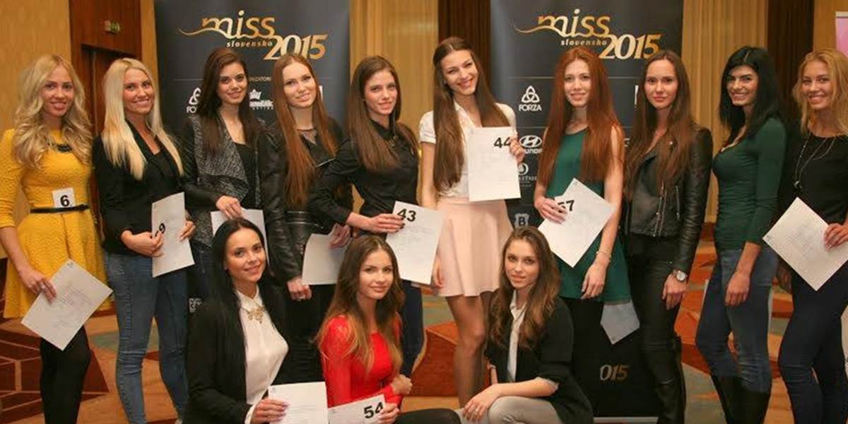 Kastingy súťaže Miss Slovensko 2015 sa skončili